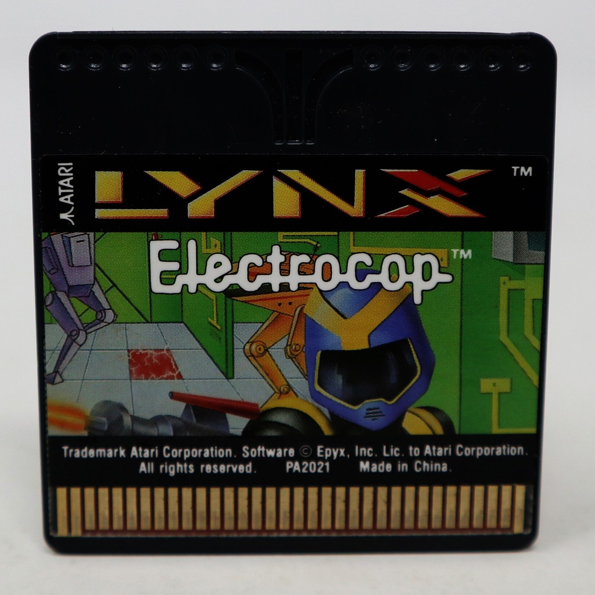 VINTAGE 1989 80s ATARI LYNX ELECTROCOP VIDEO GAME CARD BOXED RETRO