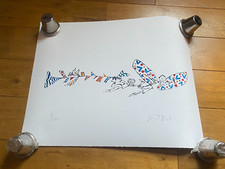 Quentin Blake Signed Limited Edition Print - "In Flight" No.1!