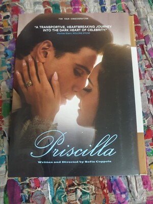 Priscilla FYC DVD 2023 Cailee Spaeny Jacob Elordi Ari Cohen Elvis Presley Film