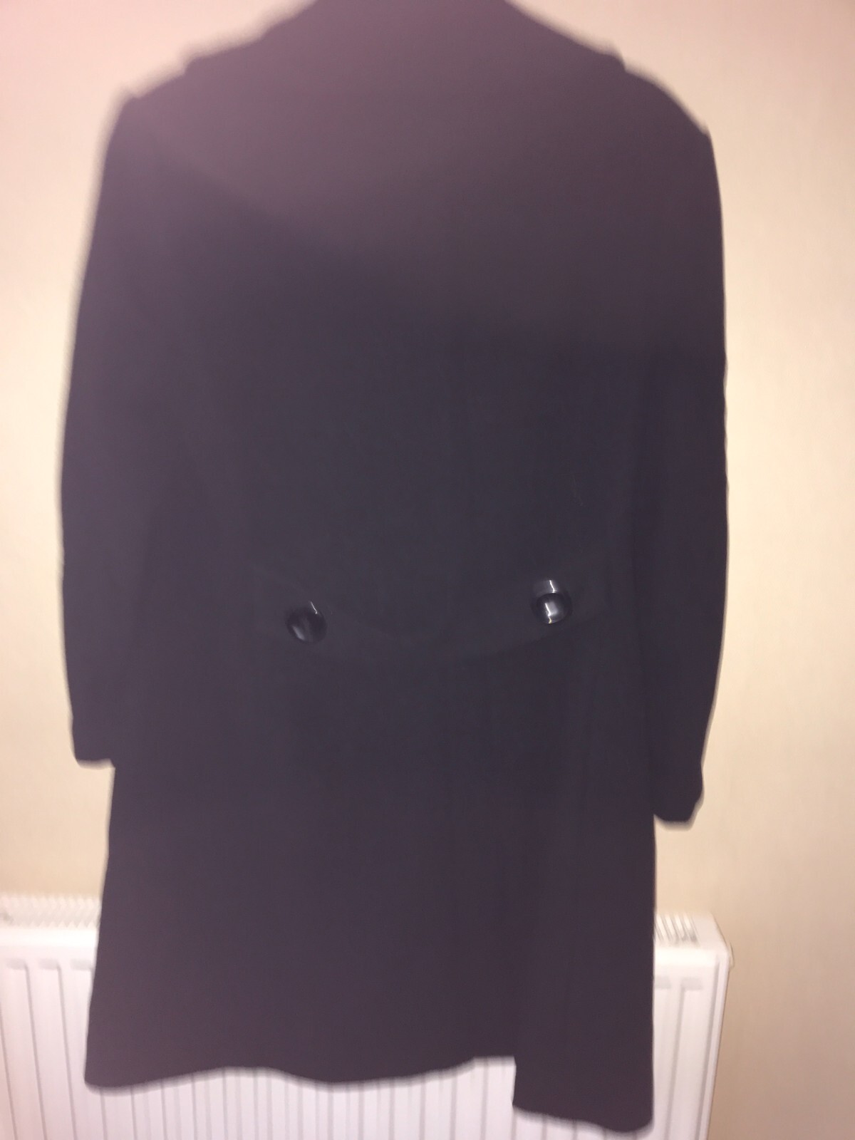 Debenhams' black coat size 16 Wool & cashmere eBay
