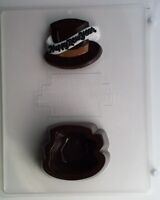 Happy Year Top Hat Pour Box Chocolate Candy Mold Molds Party Favors Happy Year Top Hat Pour Box Chocolate Candy Mold Molds Party Favors