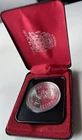 Coin Canadian Dollar Calgary Stampede 1975 Silver Original Case Coin Collecting
