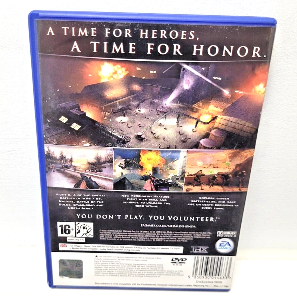 Medal of Honor European Assault PS2 PAL UK War Shooter Game Boxed With Manual - Image 2 of 4