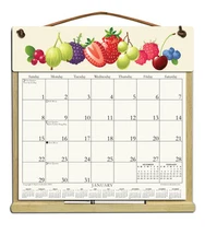 MIXED BERRIES CALENDAR HOLDER - REFILLABLE EVERY YEAR!