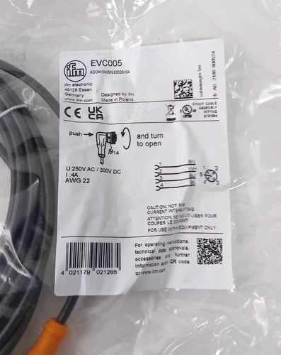 1 Stck. Neu IFM EVC005 Stecker EVC005 Kostenloser Versand - Bild 5 von 5