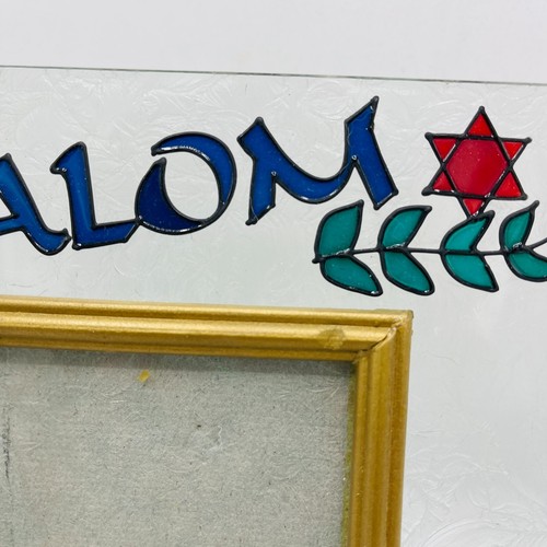 Bilderrahmen Joan Baker Designs Shalom handbemalt 4 3/4" x 3,5" - Bild 7 von 9