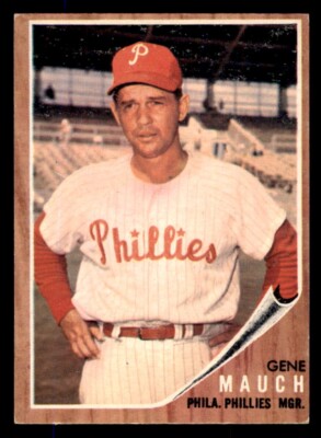 1962 Topps - #374 Gene Mauch VG/EX