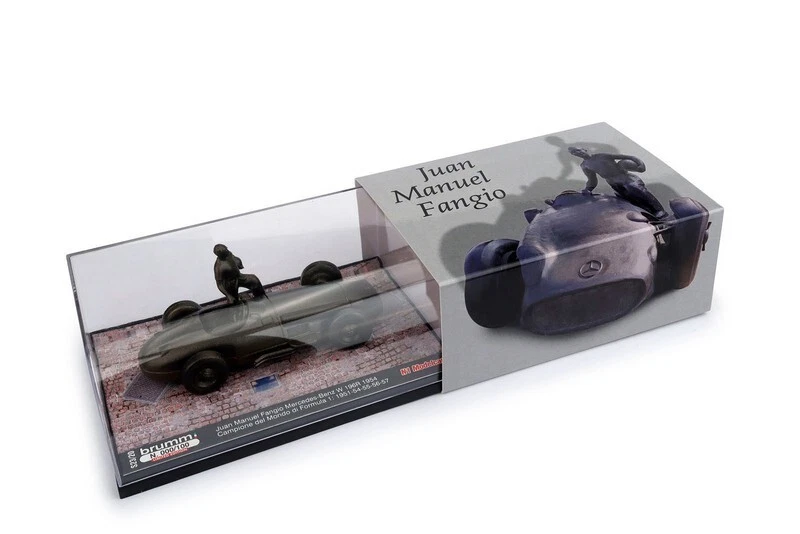 Brumm Mercedes W196 J. M. Fangio World Champion Monza Circuit 1/43 100Pz. S23/20 - Immagine 3 di 3