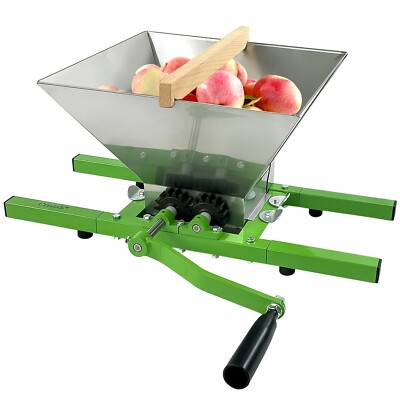 Manueller Obstzerkleinerer Zerkleinerer Pulper Apfelwein Presse Herstellung Ausrüstung 7L Saft