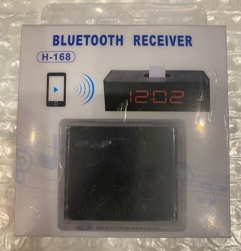 Bluetooth Wireless Music Audio Receiver 30 Pin Dock Speaker H-168 NEW - Afbeelding 1 van 8