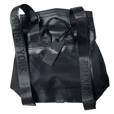 BOTKIER NWT Small Backpack Black Purse Bag! s Botkier New York BackPack Purse Black NWT Logo Gorpcore  main image 4