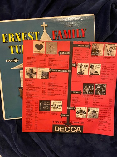 Ernest Tubb & Texas Troubadours - The Family Bible Decca LP DL 3497 1963 - Picture 6 of 11