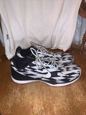 Nike In-Season TR6 Training Shoes Size10  Black/White/Silver Swoosh EUC NIKE Training In Season TR 6 Black/White Athletic Women main image 2