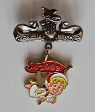 VINTAGE AUTHENTIC GERMANY COLOGNE CARNIVAL 2009 METAL LAPEL PIN BADGE