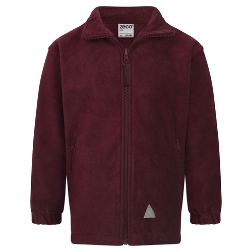 Zeco Kids Child School Uniform Plain Polar Fleece Zip Jacket (3yrs-Adult XL) - Picture 12 of 16