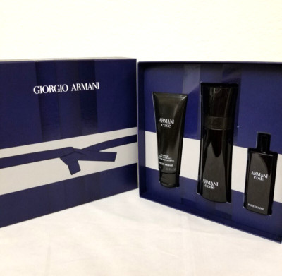 Giorgio Armani Armani Code  3 Pieces Gift set box 2.5oz Men Eau de Toilette