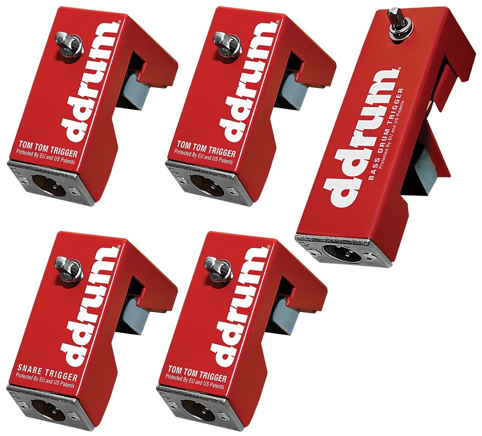 ddrum Drum Triggers Chrome Elite Electronic Trigger 5pc Pack - CETKIT ...