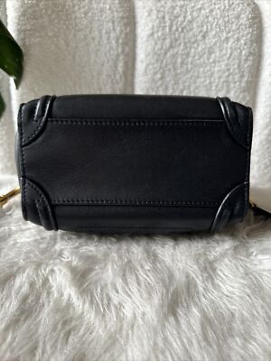 CELINE Phoebe Philo Luggage Nano Handbag Smooth Leather