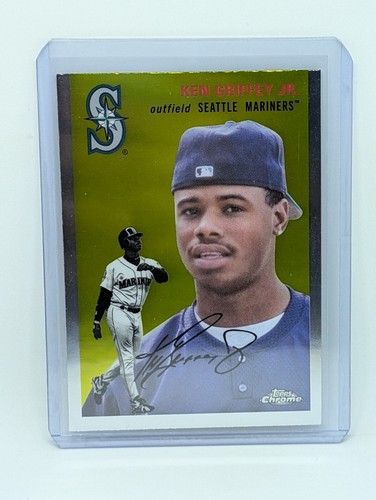 💥KEN GRIFFEY JR💥 2023 Topps Chrome Platinum Anniversary REFRACTOR #386 SEATTLE