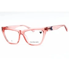 Calvin Klein Jeans Women's Eyeglasses Rose Full Rim Cat Eye Frame CKJ23614 671