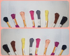 Stickgarn 8m   Baumwolle  100%  Sticktwist  s...