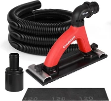 Goldblatt Dustless Drywall Vacuum Sander Dust Free Hand Sander with 6.5 ft Hose