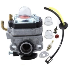 Carburetor Carb Kit For Ryobi 4 Cycle S430 WeedEater with Fuel Line Kit Gasket