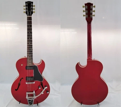 Gibson ES-135 w/ Bigsby Red USA 1992 Semi Hollow Electric Guitar MOD, j3643