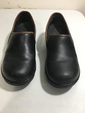 Dansko  Black Leather  Slip Resistant Clogs Shoes SZ 38 US 7.5-8