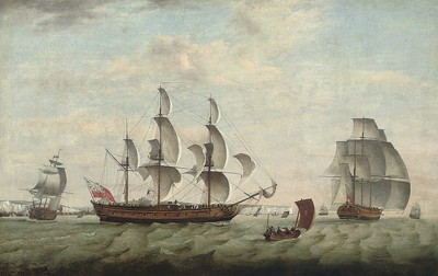 Thomas Luny Grey Artwork PAPER or CANVAS Fine Art Print Quality