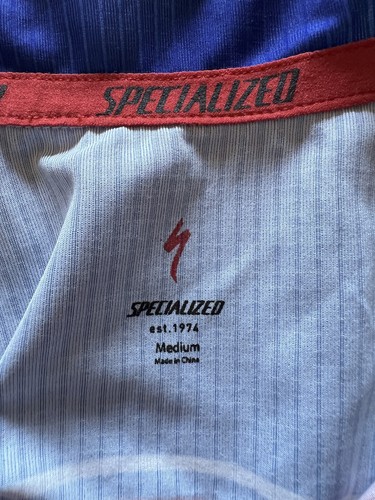 Specialized SBC Bikes men's cycle jersey | Blue/Red/White | Medium | Rare - Picture 5 of 7
