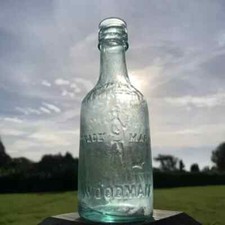 Woodman Imperial 1/2 Pint Alfred R Matthews Bottle Vintage Bottle