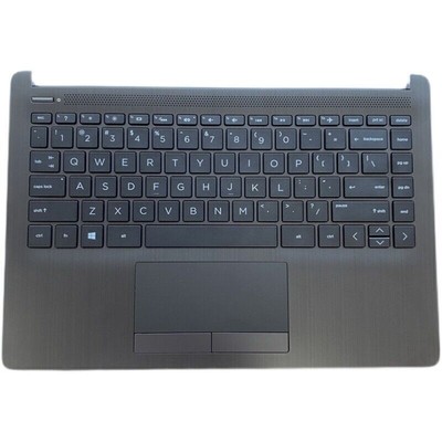 For HP Pavilion 14-CF 14-DF 14-DK Palmrest Backlit Keyboard Touchpad L24817-001