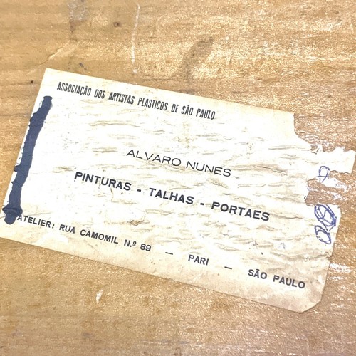 Replicated Tall House Facade 24” Alvaro Nunes Signed Hand Made 3D Pari São Paul - Picture 8 of 11