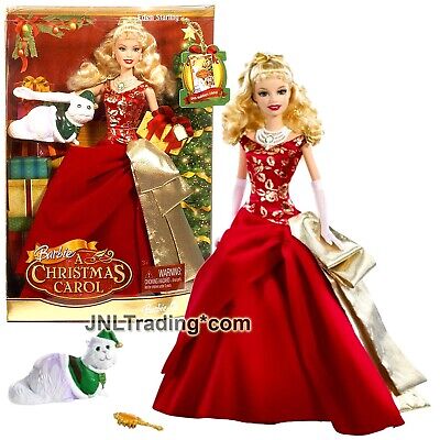 Year 2008 Barbie A Christmas Carol Doll EDEN STARLING N8384 with Cat  Chuzzlewit | eBay