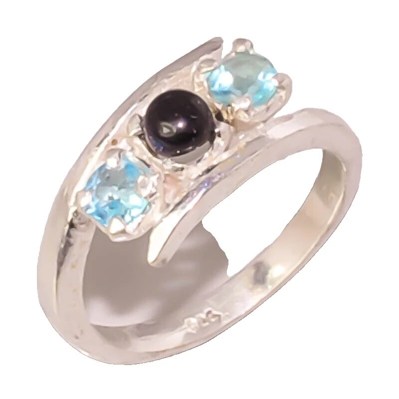 Onyx Silver Plated Family & Friends Fashion Rings