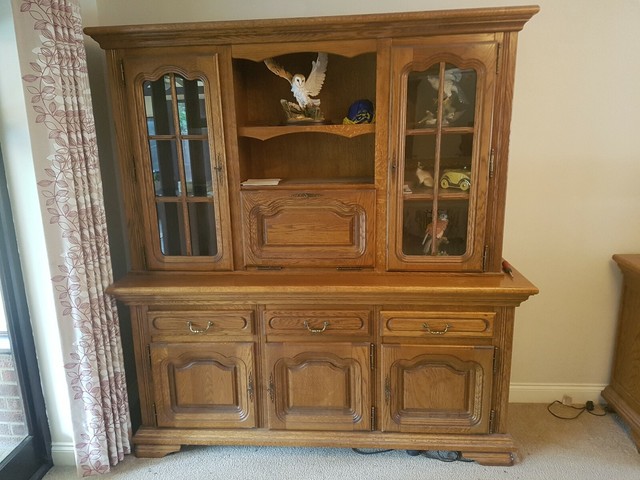 Clifford Solid Oak Furniture Living Dining Room Storage Large