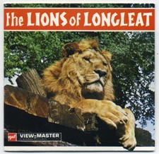 The Lions of Longleat Great Britain View-Master Packet C-302 Exc. Cond.