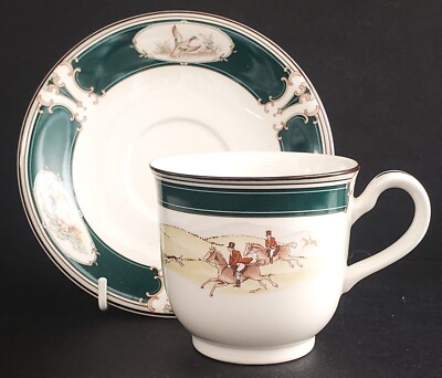 Noritake Pursuit Cup and Saucer