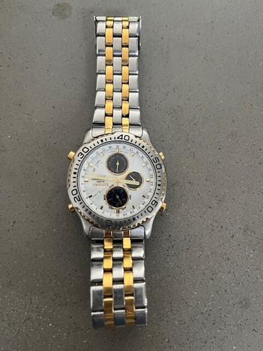 Montre Citizen Vintage 6850-G81902 K - Chronographe Alarme Années 90, Rare, Neuve Avec étiquettes
