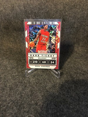 2020-21 Contenders Draft Picks PAUL GEORGE Game Ticket Explosion 