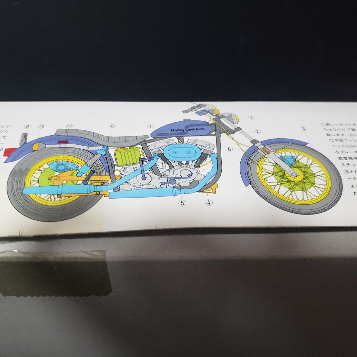 NEW TAMIYA #16039 1/6 HARLEY DAVIDSON FXE1200 SUPER GLIDE OPEN BOX