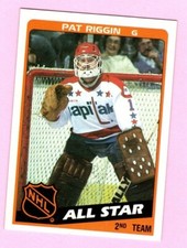 1984-85 Topps Pat Riggin #164 All Stars Washington Capitals