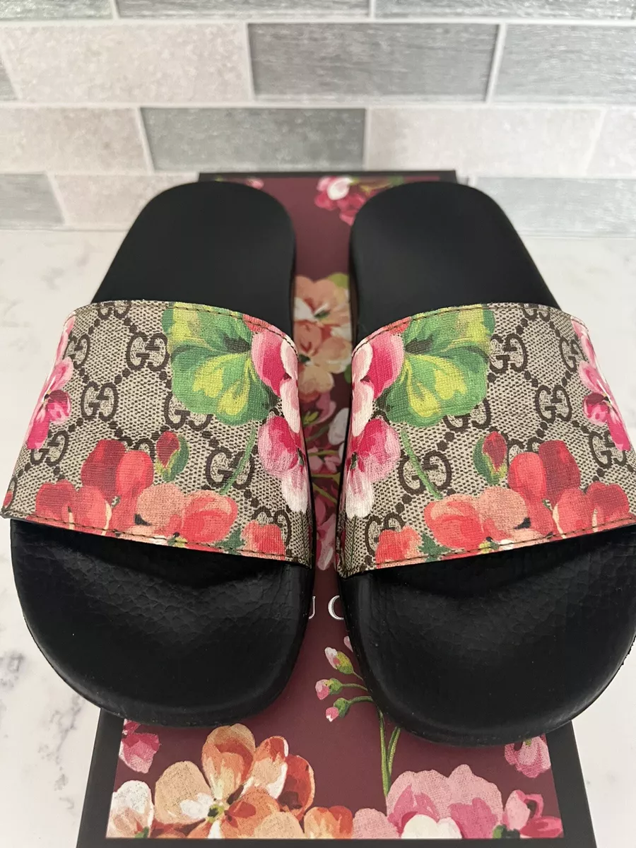 Gucci Floral Slide Sandals for Women for sale