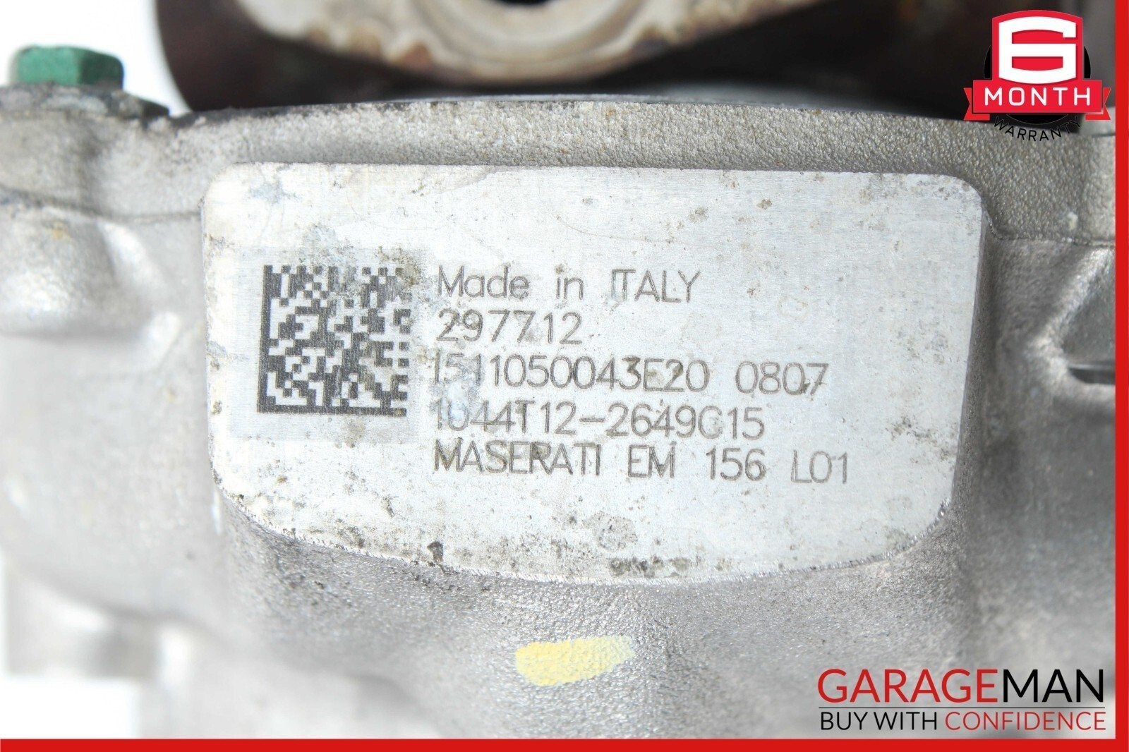 14-17 Maserati Ghibli M157 Front Left Driver SideTurbocharger Turbo Assembly OEM
