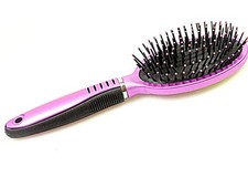 Plastic Paddle Hair Brush Oval Anti static for men or women salon quality UK