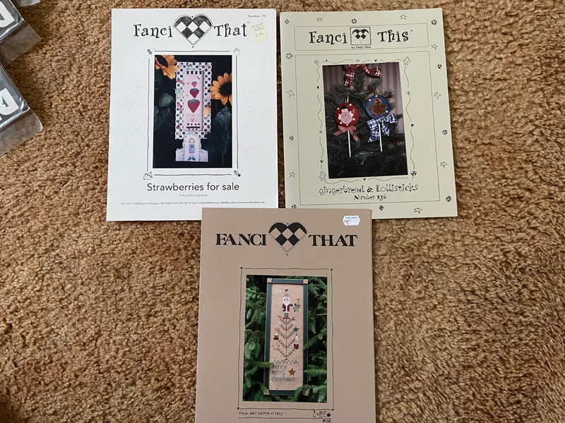 three Fanci That cross stitch charts