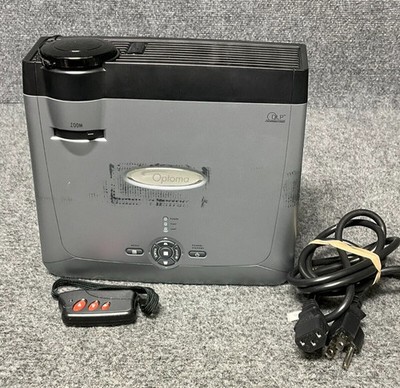 Optoma EP716 DLP DMD Desktop Portable Projection Display Projector - Gray
