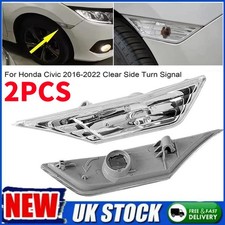 NEW LEFT + RIGHT SIDE INDICATOR TURN LIGHT MARKER LENS FOR HONDA CIVIC 2016-2019