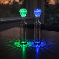 2X Led Tischleuchte Touch Flaschenlampe Akku Deko Tischlampe Rgb Farbwechsel